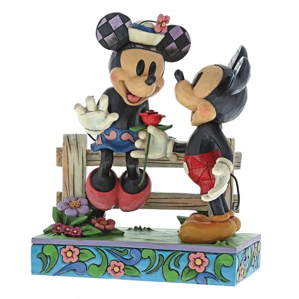Blühende Romantik (Micky Maus & Minnie Maus Figur) – Geschenkideen